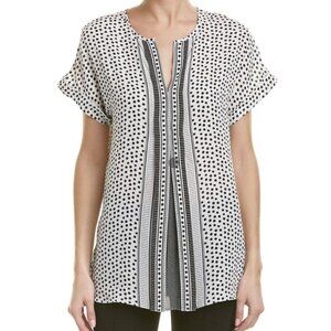 Max Studio short-sleeve blouse sz S